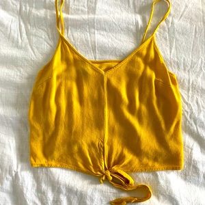 LULUs dressy tank with tie in front